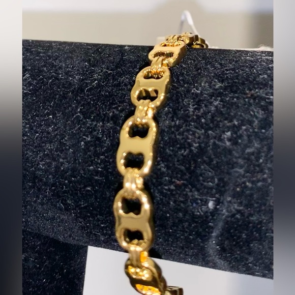 New tags Tory Burch gold cuff bracelet - Picture 5 of 10